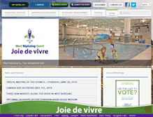 Tablet Screenshot of joiedevivre.ca