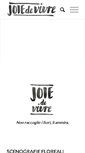 Mobile Screenshot of joiedevivre.biz