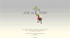 Desktop Screenshot of joiedevivre.net