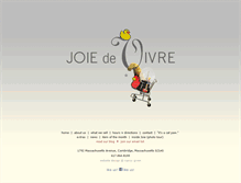 Tablet Screenshot of joiedevivre.net