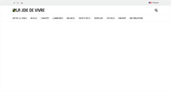 Desktop Screenshot of joiedevivre.fr